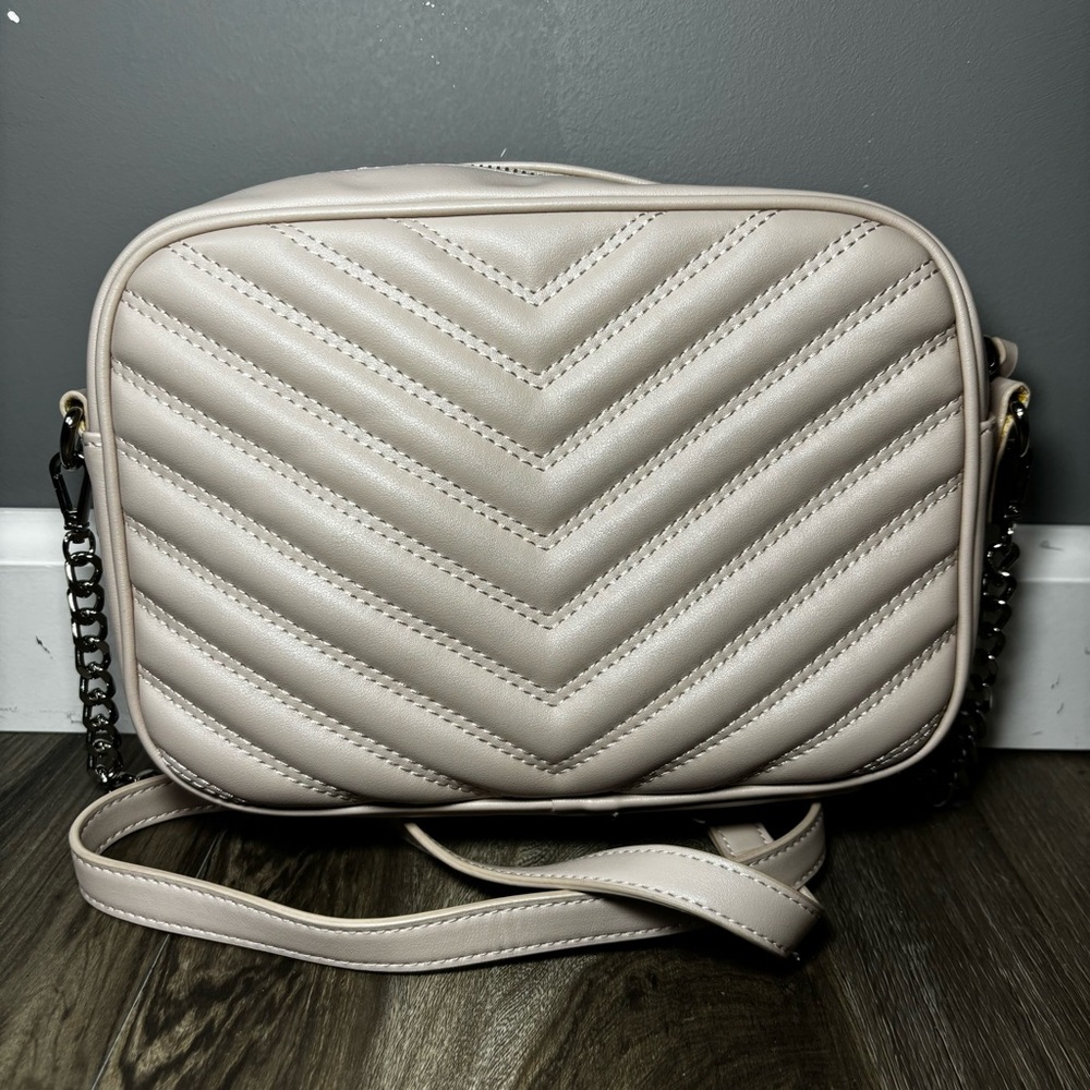 express quilted crossbody bag